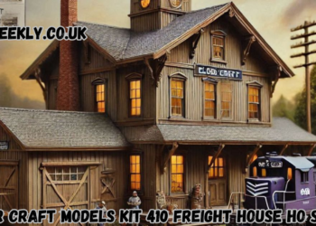 gloor craft models kit 410 freight house ho scale