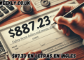 $87.23 En Letras En Ingles