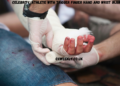 Celebrity/Athlete with Trigger Finger Hand and Wrist Injury