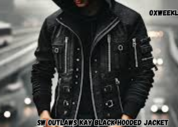 sw outlaws kay black hooded jacket