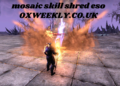 mosaic skill shred eso