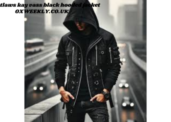 sw outlaws kay vass black hooded jacket