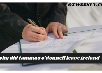 why did tammas o'donnell leave ireland